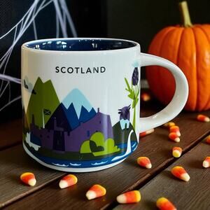 Starbucks Scotland You Are Here Mug 14oz Coffee Cup 2018 EUC